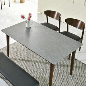 리오 원목 세라믹 4인 식탁 테이블